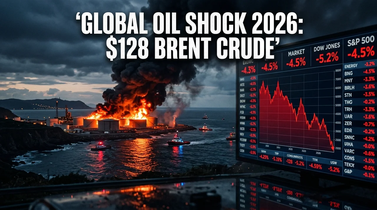 2026년 제3차 오일쇼크: 유가 128달러 돌파와 미국 GDP 쇼크가 초래할 글로벌 경제 위기 분석